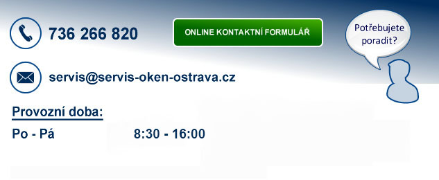 Kontaktní formulář - SERVIS OKEN OSTRAVA